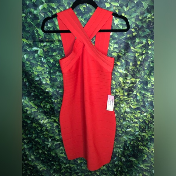 VENUS Red Backless Dress - Picture 2 of 16